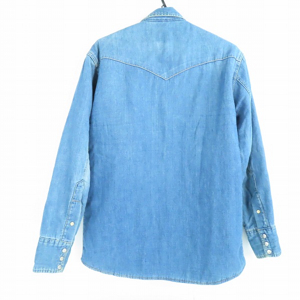 実際に弊社で買取させて頂いた【難有】BLUE BLUE/ブルーブルー 内キルティング デニムジャケット/2の画像 1枚目