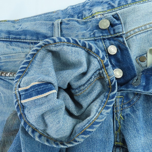 実際に弊社で買取させて頂いたHYSTERIC GLAMOUR×KURT COBAIN/ヒステリックグラマー×カートコバーン 10SS デニムパンツ 0202AP04/30の画像 2枚目
