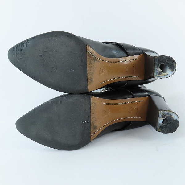 実際に弊社で買取させて頂いた【ジャンク】Louis Vuitton/ルイヴィトン ヒールブーツ/38.5の画像 2枚目