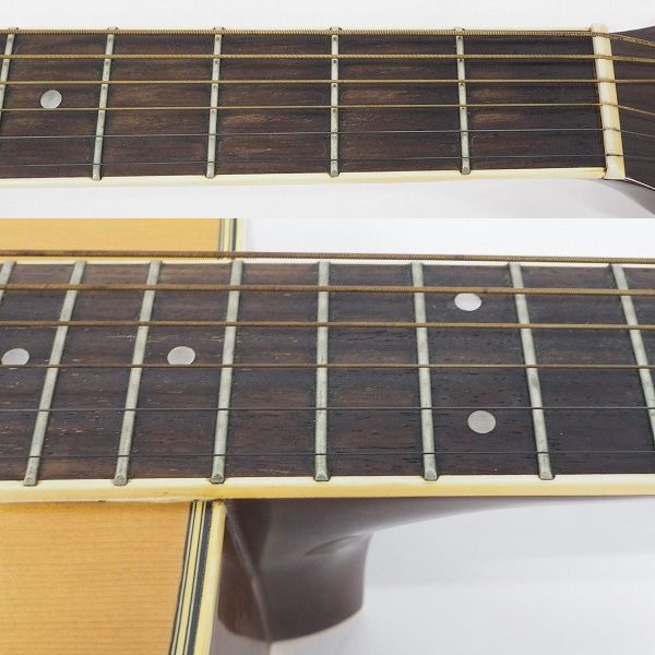 実際に弊社で買取させて頂いた★【使用感有り】Ｍorris/モーリス MD-505 アコースティックギター/アコギ 幌馬車ラベル 日本製 ハードケース付の画像 3枚目