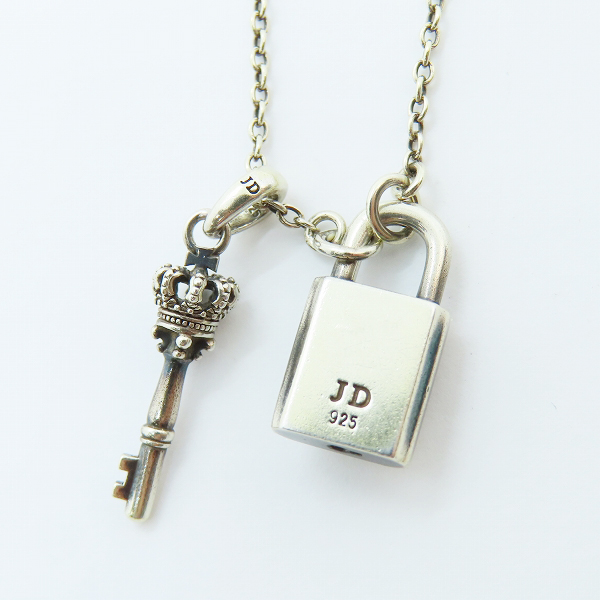 実際に弊社で買取させて頂いたJustin Davis/ジャスティンデイビス CHELSEA ネックレス 南京錠モチーフ SNJ773 の画像 2枚目