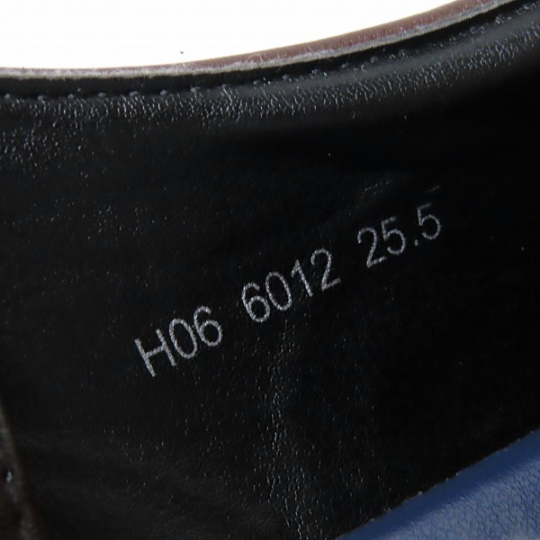 実際に弊社で買取させて頂いたORIHICA/オリヒカ プレーントゥ レザー ビジネスシューズ/25.5の画像 5枚目