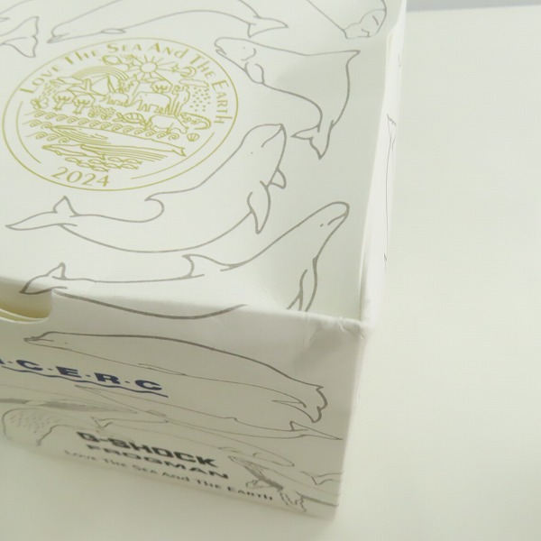 実際に弊社で買取させて頂いた【保証期間内/未使用】G-SHOCK/Gショック フロッグマンICERCJapan/30周年記念モデルMASTER OF G SEA/タフソーラー GW-8201K-7JRの画像 6枚目