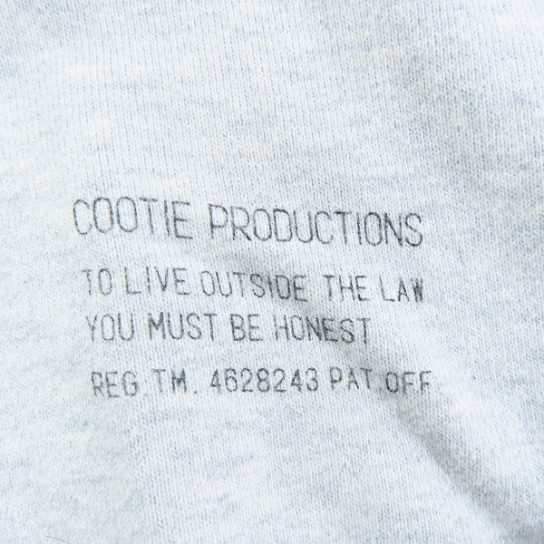 実際に弊社で買取させて頂いたCOOTIE/クーティー Sulfur Dyed Cut Off S/S Sweatshirt カットオフ/切りっぱなし 半袖 スウェット シャツ/Mの画像 3枚目