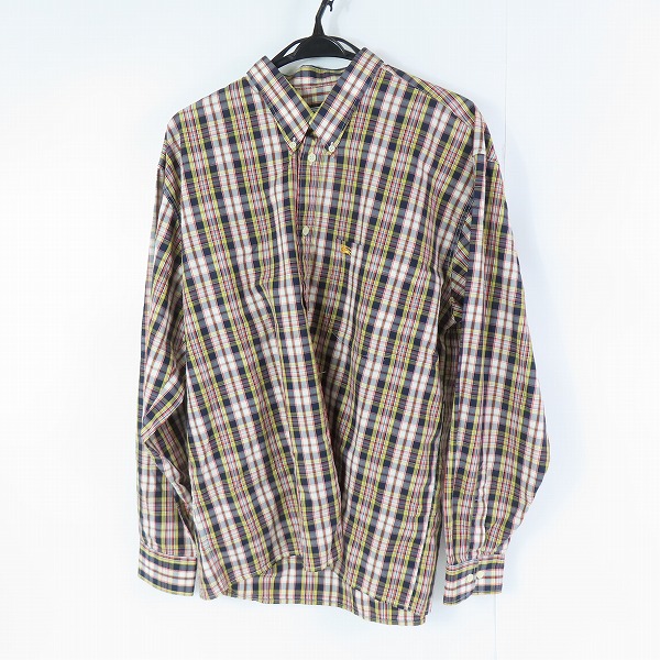 実際に弊社で買取させて頂いたBURBERRYS/バーバリーズ 胸刺繍 チェック柄 長袖ボタンシャツ/XL