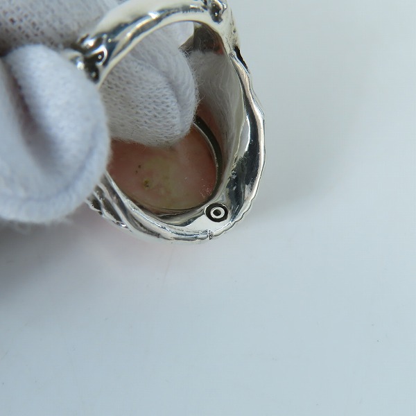 実際に弊社で買取させて頂いたALEX STREETER/アレックスストリーター エンジェルハートリング ピンクオパール/14号の画像 5枚目