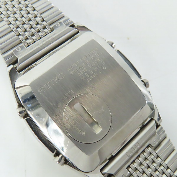 実際に弊社で買取させて頂いたSEIKO/セイコー CALCULATOR ALARM/カリキュレーター アラーム C359-5000【動作未確認】の画像 4枚目