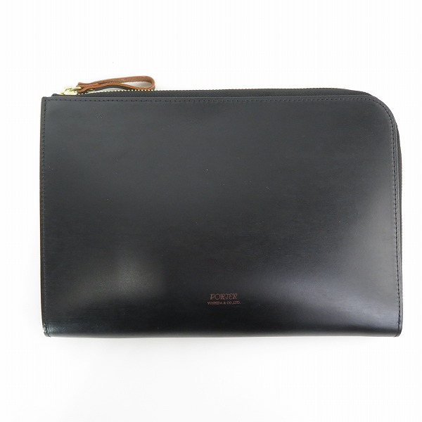 実際に弊社で買取させて頂いたPORTER/ポーター FILM/フィルム レザー クラッチバッグの画像 0枚目
