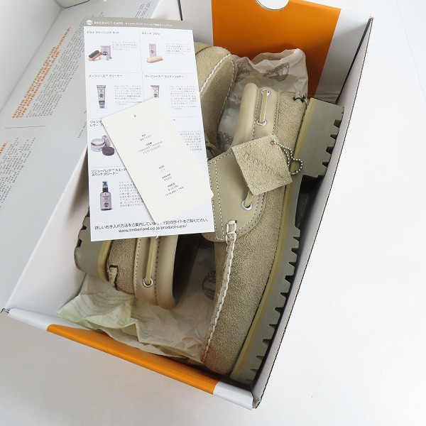 実際に弊社で買取させて頂いたTimberland × nonnative/ティンバーランド ×ノンネイティブ 24SS 3EYE CLASSIC “TAUPE”モカシンシューズ NN-F4451/7.5の画像 8枚目