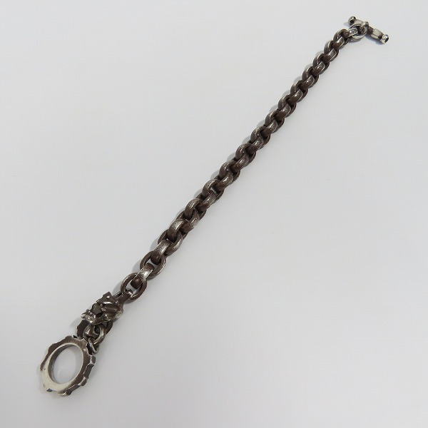 実際に弊社で買取させて頂いた【ギャラ付】STARLINGEAR/スターリンギア ラージプレーンリンク タイニーカービーブレスレット ダイヤモンド 0.02ctの画像 7枚目