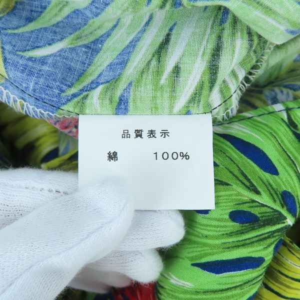 実際に弊社で買取させて頂いたMELLOW PEOPLE×JOURNAL STANDARD relume/メローピープル×ジャーナルスタンダード レリューム 総柄 半袖シャツ /Lの画像 3枚目