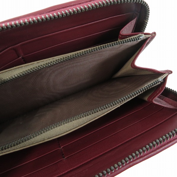 実際に弊社で買取させて頂いたBOTTEGA VENETA/ボッテガヴェネタ イントレチャート ラウンドジップ 長財布/ウォレットの画像 4枚目