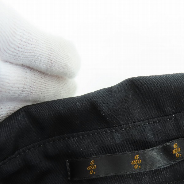 実際に弊社で買取させて頂いたato/アトウ WOOL TRENCH-COAT/ウールトレンチコート AM22C-C06/48の画像 9枚目