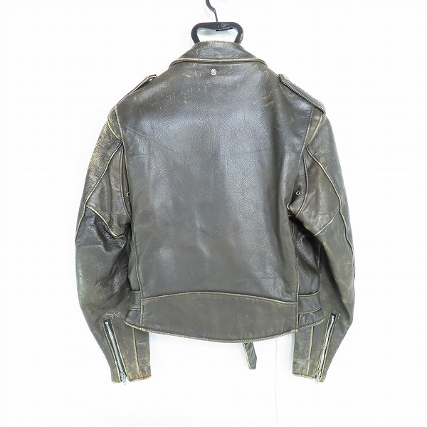 実際に弊社で買取させて頂いたPERFECTO by Schott/パーフェクト バイ ショット ダブルライダースジャケット/40の画像 1枚目