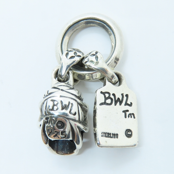 実際に弊社で買取させて頂いたBill Wall Leather/BWL/ビルウォールレザー ストーンアイ スカル/クロス ペンダント トップの画像 2枚目