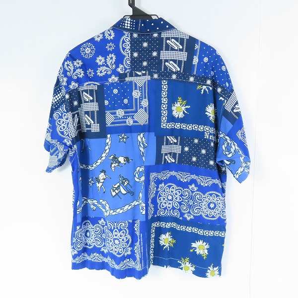 実際に弊社で買取させて頂いたNEIGHBORHOOD /ネイバーフッド 21SS BANDANA TYPE-B/C-SHIRT.SS バンダナシャツ 211tsnh-shm07/Mの画像 1枚目