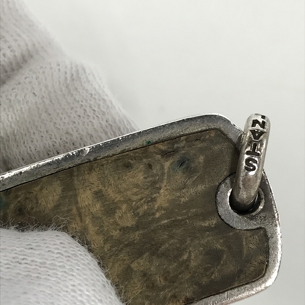 実際に弊社で買取させて頂いたSTANLEY GUESS/スタンリーゲス 2サイド ウッドドッグタグ/ペンダントの画像 8枚目