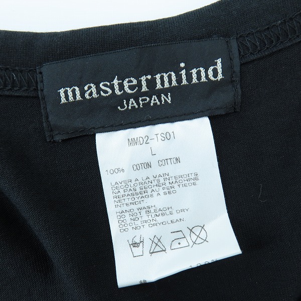 実際に弊社で買取させて頂いたmastermind JAPAN/マスターマインドジャパン TOKYO シルバーラメスカル 半袖 Tシャツ MMD2-TS01/Lの画像 2枚目