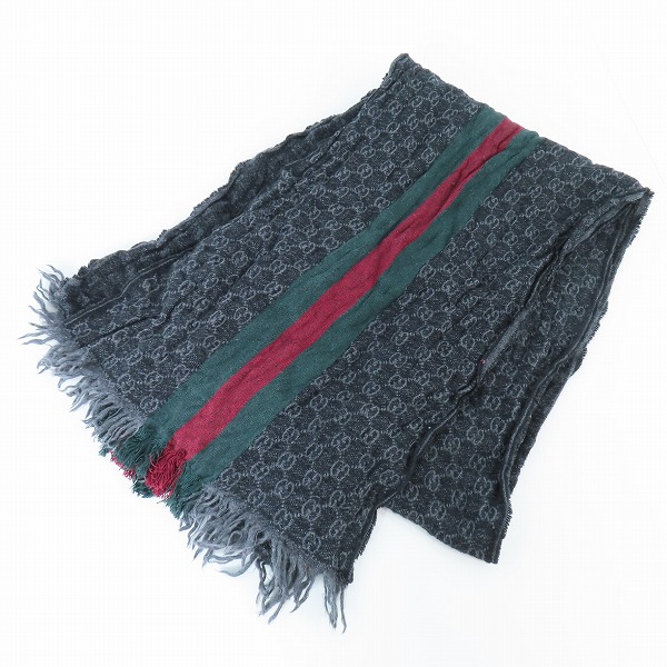 実際に弊社で買取させて頂いたGUCCI/グッチ GG柄 マフラー