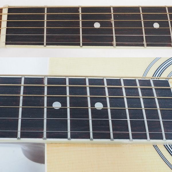 実際に弊社で買取させて頂いた★HONEY BEE/ハニービー F-17LH N アコースティックギター/アコギ  レフティ/左きき用 ソフトケース付の画像 3枚目