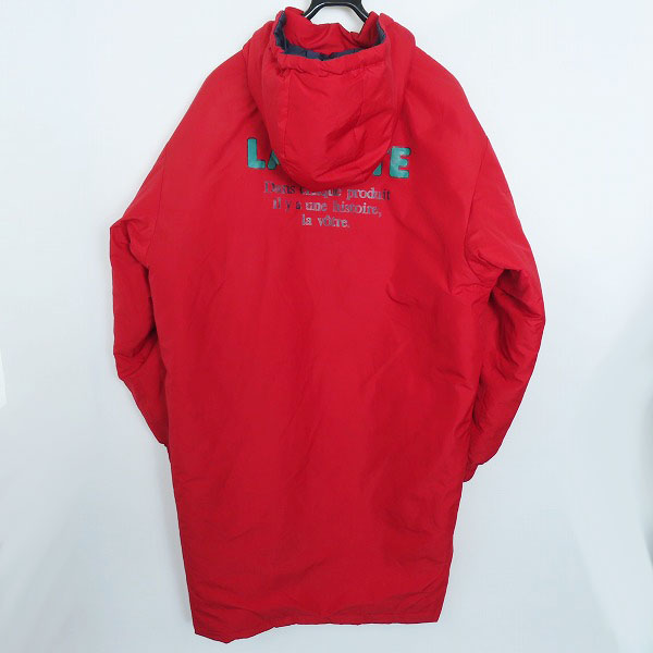 実際に弊社で買取させて頂いたLACOSTE/ラコステ ジャケット レッド/3の画像 1枚目