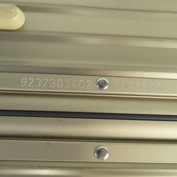 実際に弊社で買取させて頂いたRIMOWA/リモワ TOPAS/トパーズ MW キャリーケース 923.73 4輪 85Lの画像 5枚目
