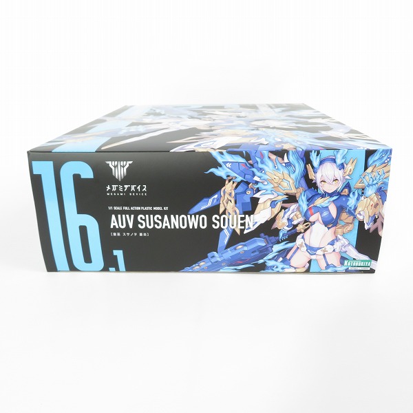 実際に弊社で買取させて頂いた【未開封】KOTOBUKIYA/コトブキヤ メガミデバイス 1/1 皇巫 スサノヲ 蒼炎の画像 4枚目