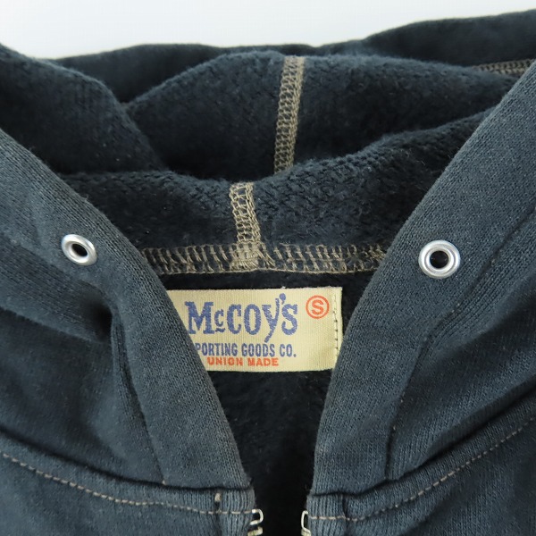 実際に弊社で買取させて頂いたBUCO/ブコ THE REAL McCOY'S/リアルマッコイズ ジップアップ パーカー/Sの画像 3枚目