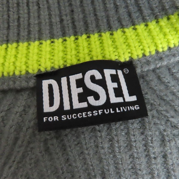 実際に弊社で買取させて頂いたDIESEL/ディーゼル k-BOISE ジップアップニットジャケット/XLの画像 2枚目
