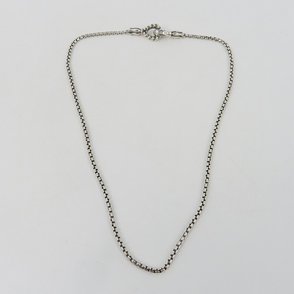 実際に弊社で買取させて頂いたLONE ONES/ロンワンズ MFフックボックスチェーンネックレス 18インチの画像 1枚目