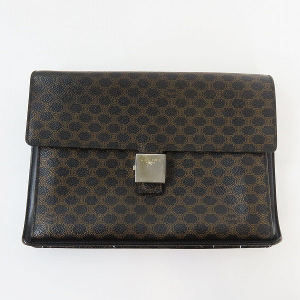 実際に弊社で買取させて頂いたCELINE/セリーヌ オールド クラッチ/セカンドバッグ マカダム柄
