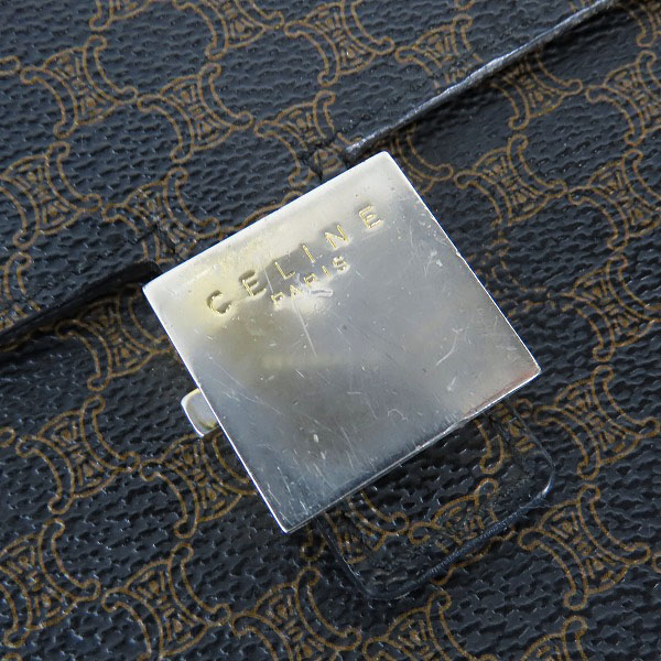 実際に弊社で買取させて頂いたCELINE/セリーヌ オールド クラッチ/セカンドバッグ マカダム柄の画像 5枚目