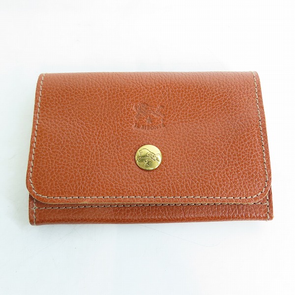 実際に弊社で買取させて頂いたIL BISONTE/イルビゾンテ レザー カードケース 54192304193