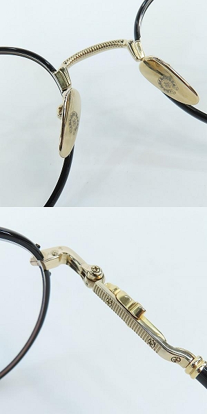 実際に弊社で買取させて頂いたCHROME HEARTS/クロムハーツ FIRKIN 眼鏡/メガネフレーム/アイウェア の画像 6枚目