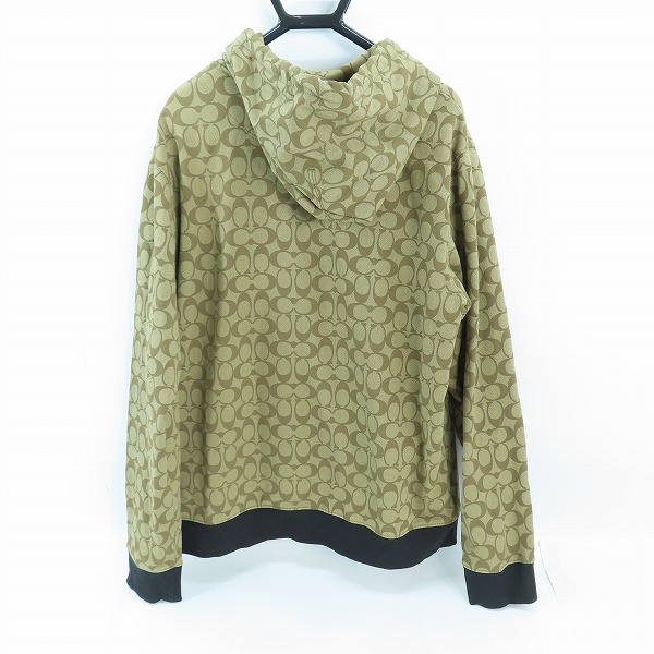 実際に弊社で買取させて頂いたCOACH/コーチ シグネチャー/ジップアップパーカー/Lの画像 1枚目