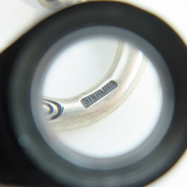 実際に弊社で買取させて頂いた【ギャラ付】GABOR/ガボール ガボラトリー ダブルクラウンスカルプテッドオーバルwスモールオーバルリンクブレスレットの画像 7枚目