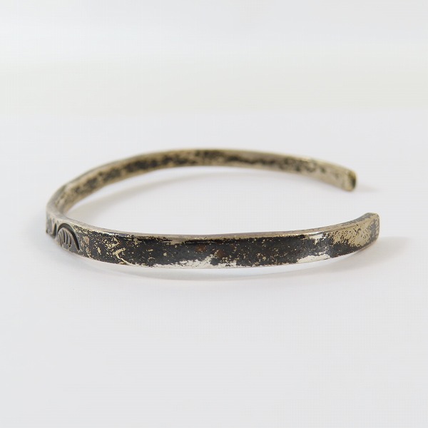 実際に弊社で買取させて頂いた【難有】ARIZONA FREEDOM/アリゾナフリーダム 太陽神 平打 シルバー バングルの画像 2枚目