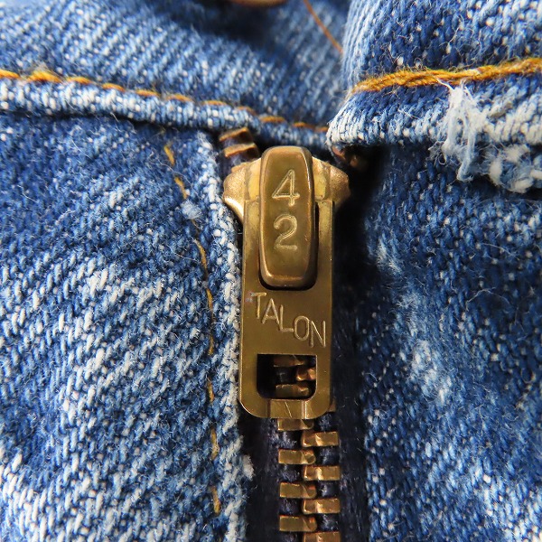 実際に弊社で買取させて頂いたLevi's/リーバイス 70s ヴィンテージ 刻印4 オレンジタブ スモールe デニムパンツ /W32 L32の画像 5枚目