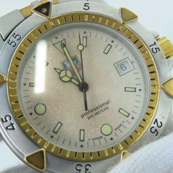 実際に弊社で買取させて頂いたTAG HEUER/タグホイヤー タグホイヤー プロフェッショナル200 腕時計 955.706G【動作未確認】の画像 7枚目
