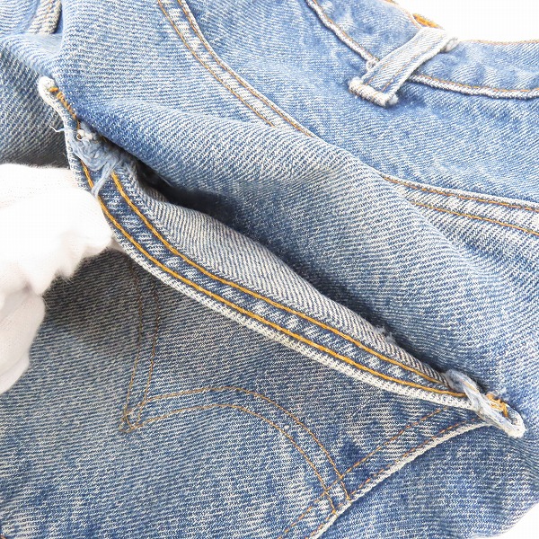 実際に弊社で買取させて頂いたLevi's/リーバイス 70s ヴィンテージ 刻印4 オレンジタブ スモールe デニムパンツ /W32 L32の画像 6枚目