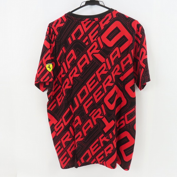 実際に弊社で買取させて頂いた【未使用】PUMA/プーマ  2022 フェラーリ オフィシャル SF レース AOP Tシャツ 533721 01 /Lの画像 1枚目