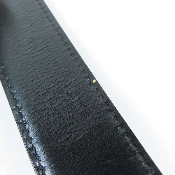 実際に弊社で買取させて頂いたBVLGARI/ブルガリ レザーベルト スクエアバックル の画像 6枚目