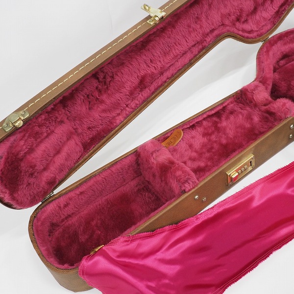 実際に弊社で買取させて頂いた★Gibson/ギブソン SGタイプ エレキギター用 純正ハードケース ブラウンの画像 9枚目