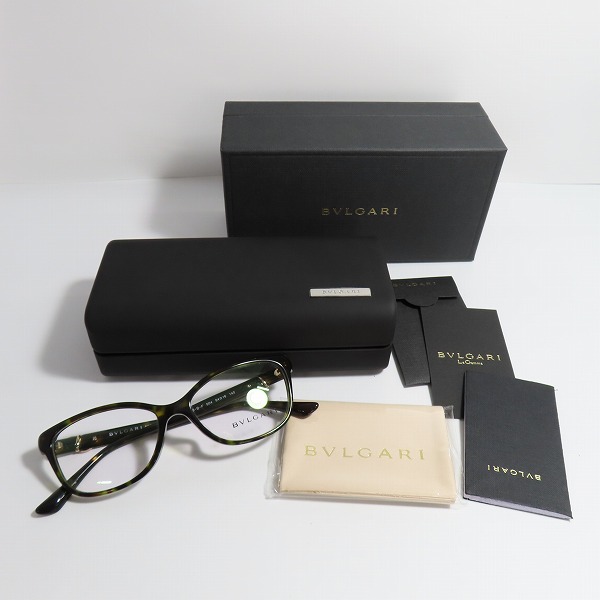 実際に弊社で買取させて頂いたBVLGARI/ブルガリ メガネフレーム アイウェア 4128-B-F 504の画像 9枚目