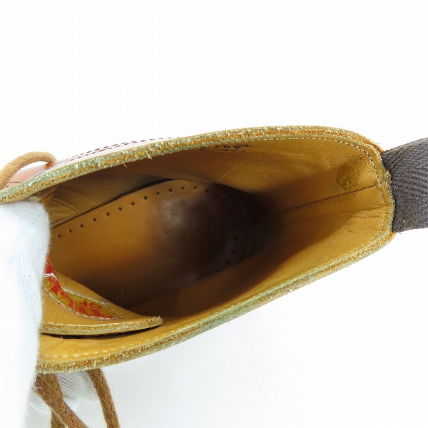 実際に弊社で買取させて頂いたTricker's/トリッカーズ MALTON/モルトン ウイングチップ ブーツ ブラウン M2508/7.5の画像 4枚目