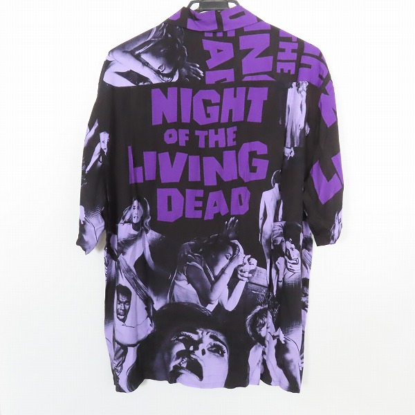 実際に弊社で買取させて頂いたWACKO MARIA/ワコマリア  NIGHT OF THE LIVING DEAD/HAWAIIAN SHIRT S/S TYPE-1 XXLの画像 1枚目