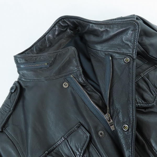 実際に弊社で買取させて頂いたwjk/ダブルジェイケイ レザージャケット lc06/Sの画像 4枚目