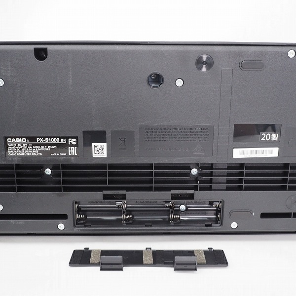 実際に弊社で買取させて頂いた★CASIO/カシオ Privia PX-S1000 BK（ブラック） 88鍵盤 電子ピアノ 2020年製 ペダル付【動作確認済】の画像 8枚目