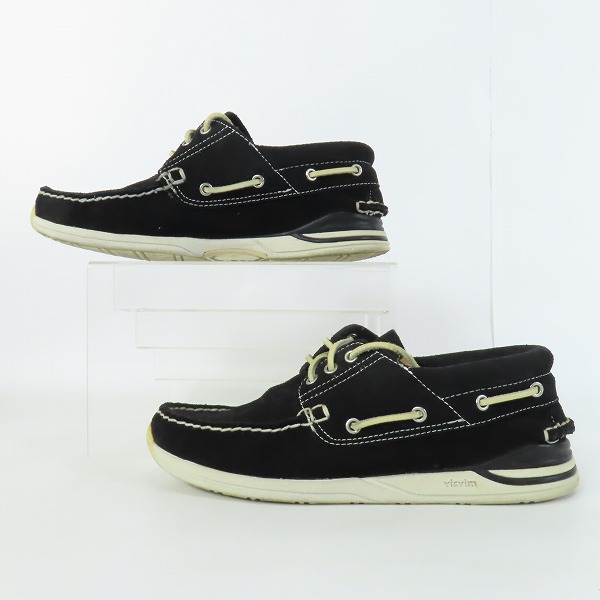 実際に弊社で買取させて頂いたvisvim/ビスビム HOCKNEY - FOLK ホックニー ホルク デッキシューズ/US10の画像 3枚目