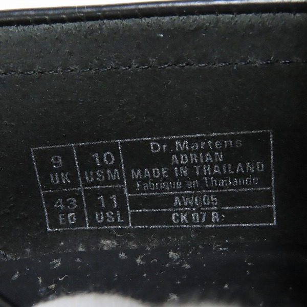 実際に弊社で買取させて頂いたDr.Martens/ドクターマーチン ADRIAN TASSEL LOAFER/タッセルローファー 14573001/UK9の画像 5枚目